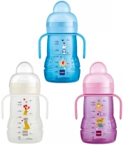 MAM 220 ml buteliukas-gertuvė TRAINER, 1 vnt. kaina
