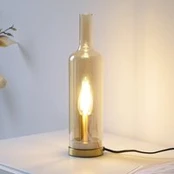 JUST LIGHT. Stalo lempa Bottle, gintaro spalvos, stiklas, E14