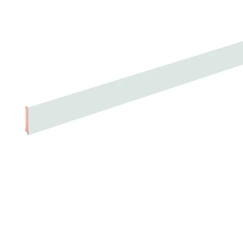 Grindjuostė Domoletti 559260, 2400 cm x 8 cm x 1.2 cm, balta sp.
