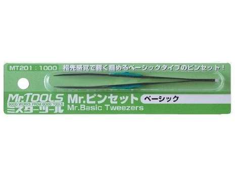 Pincetas modeliavimui Mr.Hobby - Mr. Basic Tweezers, MT-201