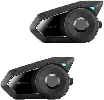 Sena 30K Motorcycle Bluetooth communication system with Mesh Intercom and HD Speakers Dual Pack