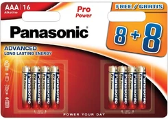 Elementai Panasonic 122362, AAA, 1.5 V, 16 vnt. kaina
