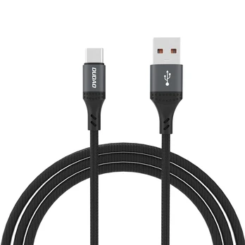 USB kabelis Dudao L3ST USB-A to USB-C 5A 2.0m juodas