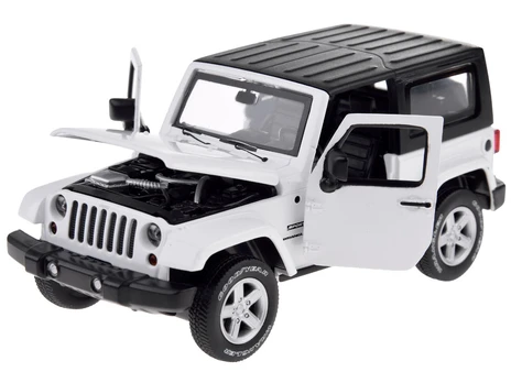 Žaislinis automobilis MSZ Jeep Wrangler, balta