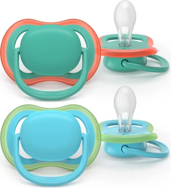 Philips Avent - Ultra air soother, 6-18m, Green/Blue