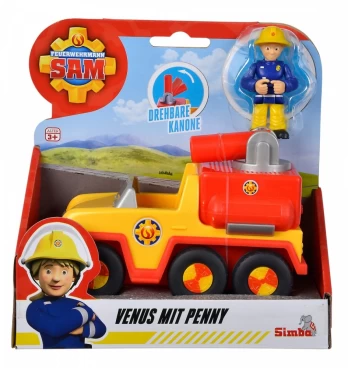 Simba ugniagesio Sam Venus mini veiksmo figūrėlės transporto priemonė