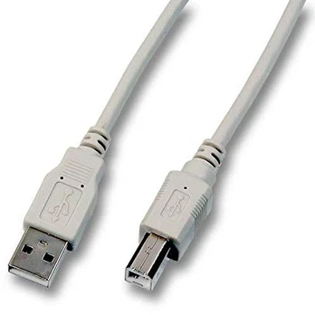 EFB USB2.0 Anschlusskabel A-B,St.-St.,1,8m,grau,Classic