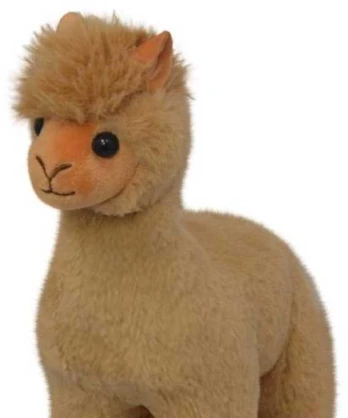 Alpaca Plysbamse 21x26 cm - All About Nature