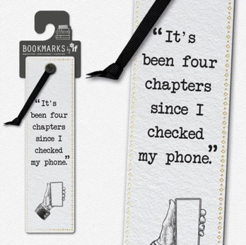 Literary Bookmarks - Checked My Phone