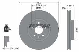 Stabdžių diskas FEBI BILSTEIN 104953 kaina