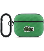 Lacoste Petit Pique Croc Logo Patch dėklas skirtas AirPods Pro 3 Žalias