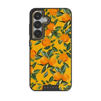 Orange Lemonade - Samsung Galaxy S25 Plus Case, Elite Dark (Magnetic) / Gold