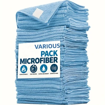 Automobilio valymo šluosčių rinkinys Microfiber