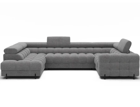eltap Kampinė Sofa, Fectory, 346x205x93 cm, Pilka