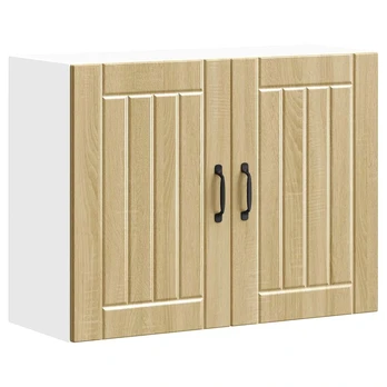 Sieninė virtuvės spinta "Lucca" Sonoma Oak Engineered Wood