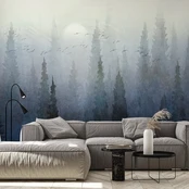Fototapetas Artgeist Flight Over The Forest - Second Variant c-C-10014-a-b, 200 cm x 140 cm