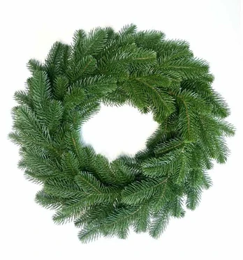 PE Christmas wreath Lux 50 cm žalias