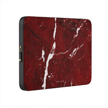 Iconic Red Ruby - Marble Laptop Sleeve, 16 inches