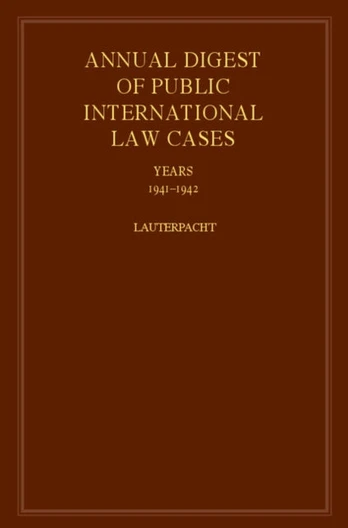 International Law Reports