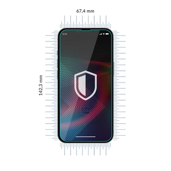 Lankstus apsauginis stiklas 3mk FlexibleGlass Apple iPhone 14 Plus / 14 Pro Max