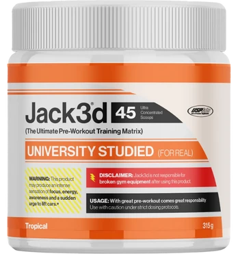USPlabs Jack3d Advanced Pre-workout, Tropical, 315 g