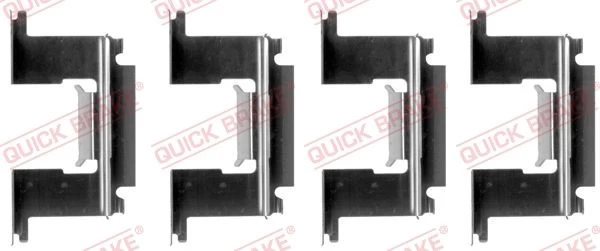 Priedų komplektas, diskinių stabdžių trinkelės QUICK BRAKE 109-1064