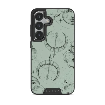 Sagittarius - Samsung Galaxy S25 Case, Elite Dark (Magnetic) / Gunmetal / Turquoise