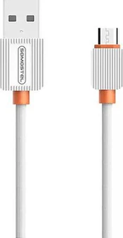 USB cable Somostel USB-A - microUSB 1 m White (26581)