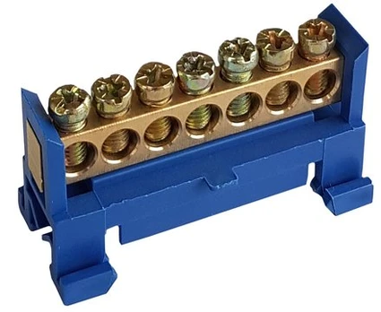 Gnybtas 7x16 mm² (mėlynas)