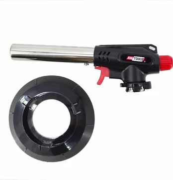 AW-Tools AWTools AWTOOLS DUJŲ DEGIKLIS - PIEZO TIPO 4 ILGAS + CILINDO PAGRINDAS