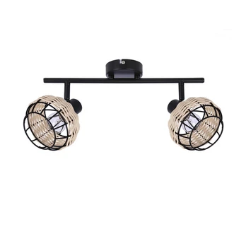 Lubų lempa Candellux Juicy Black Bar 2x40W E14