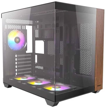 Antec CX800 ARGB Midi-Tower, Tempered Glass - wood