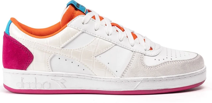 DIADORA Magic Basket Low Croco Wn Wht/Bachelor Button/Daiquiri - 37