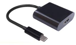 Adapteris MicroConnect USB Type-C, HDMI, balta