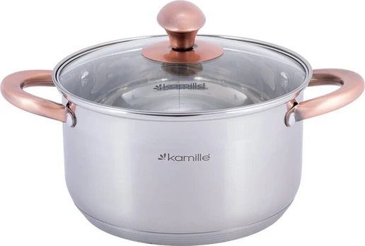Puodas su dangčiu 3,0 l INDUCTION GAS KAMILLE