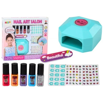 Lean Toys Nail Styling Set Manicure Varnishes Stickers Dryer