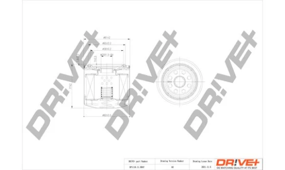 Alyvos filtras Dr!ve+ DP1110.11.0047