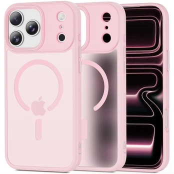 Matinis rožinis dėklas Apple iPhone 17 Pro Max telefonui "Tech-Protect Magmat Magsafe"