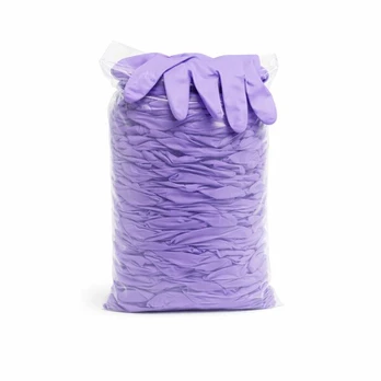 Vienkartinės nitrilo pirštinės, violetinės, 40 vnt.