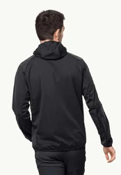 JackWolfskin Vyriška striukė Jack Wolfskin FELDBERG (softshell) | juodas