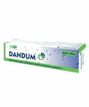 Dandum gelis 5 %/1 %, 100 g kaina