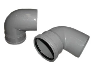 Alkūnė vidaus kanalizacijai Wavin Optima, 110 mm, 87 °