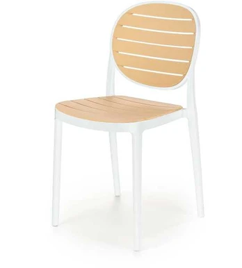 K529 chair baltas / natural