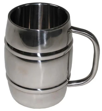 Max Fuchs Termosinis puodelis dvigubomis sienelėmis "Statinė" 450 ml.
