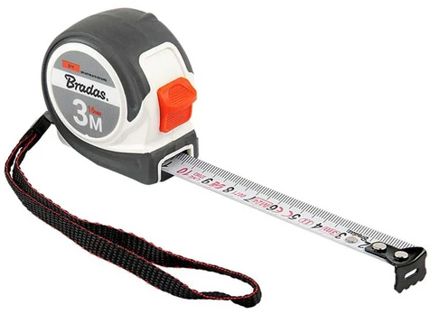 Matavimo ruletė Bradas, 3m/16mm