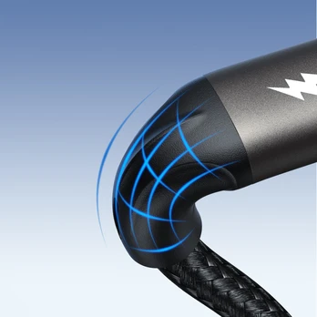 Joyroom Light-Speed Series SA25-AC6 USB-A / USB-C Fast Transfer Cable 100W 1.2m - Black