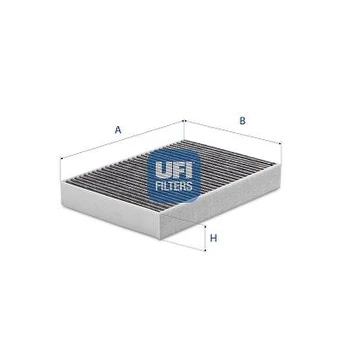 Filtras, salono oras UFI 54.430.00