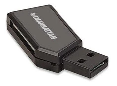 Klaviatūra Manhattan USB 2.0 skaitytuvas (101677)