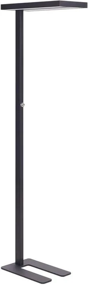 Beliani Lampa podłogowa LED metalo sp. juoda TAURUS