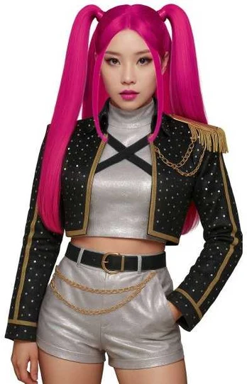 Fiesta Rožinė K-pop paryk